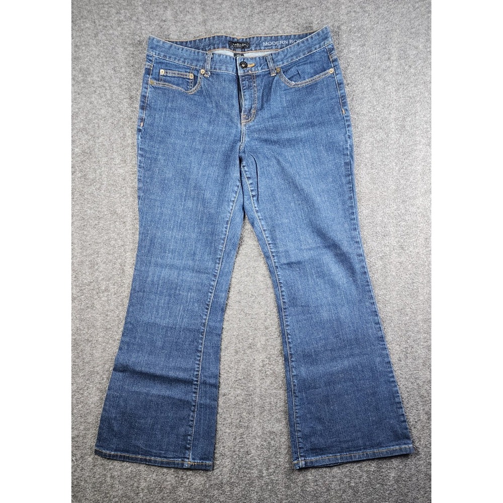 Madison Jeanswear Modern Bootcut Jeans Women Size 12 Blue WK39A106 Medium‎ Wash